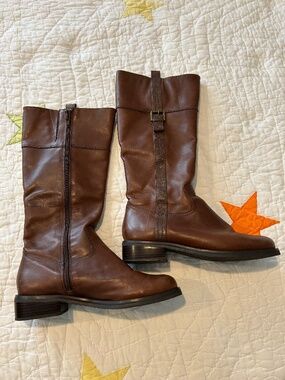 Gino Nicci, Leather Boots, Size 7.5